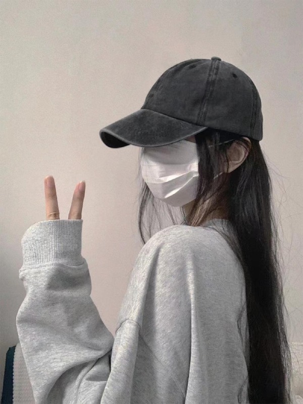 1pc Solid Baseball Cap For Daily Life Casual