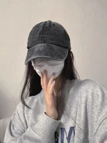 1pc Solid Baseball Cap For Daily Life Casual