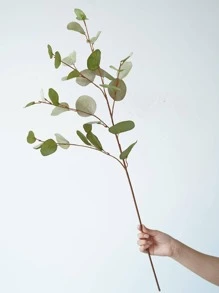 1 Nhân Tạo Lá Vật Có Hoa Acrylic Giả Bạch Đàn Trang Trí Nhà Cửa - màu xanh lá - Xem 3