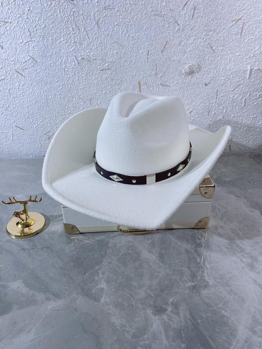 Hombres Sombrero fedora con diseño de cinturón