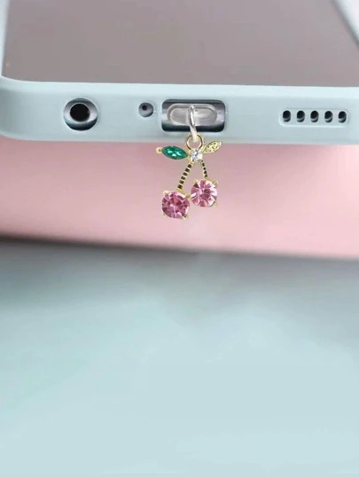 櫻桃裝飾防塵塞