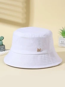 1 chiếc mũ xô rắn cho cả nam và nữ - trắng - Xem 2