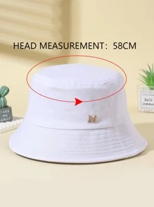 1 chiếc mũ xô rắn cho cả nam và nữ - trắng - Xem 4