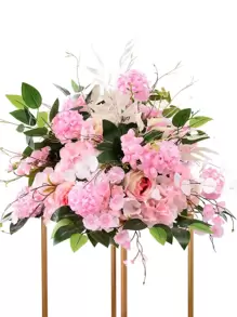 40cm Artificial Flower Ball Decoration Wedding Party Decoration Stage Background Wall Layout Road Scene Flower Decoration For Wedding Decoration, Valentine'S Day Decor, Birthday Decor, Anniversary Decor, Holiday Decor, Graduation Decoration, Party Decor Supplies