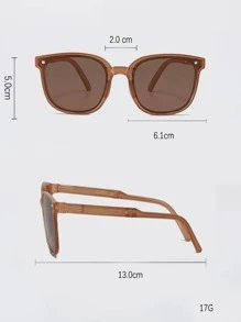 3 chiếc kính thời trang có thể gập lại dành cho trẻ em có chi tiết đinh tán - Nhiều màu - Xem 5