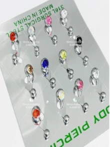 Belly Ring - Bạc - Xem 3