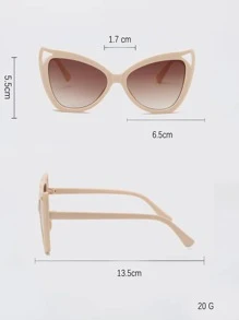 3副女孩貓眼太陽鏡 - 彩色 - 查看 5