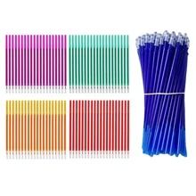 20入組/套顏色可消除中性筆筆芯0.5mm彩色墨水可水洗手柄魔術可消除鋼筆適用於學校塗鴉文具 - 紫色 - 查看 2