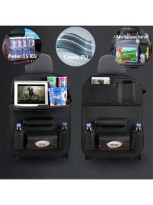 Organizador de Asiento Trasero para Auto Contra Agua Limpio Almacenamiento Vmingo Mexico - Negro - Ver 4