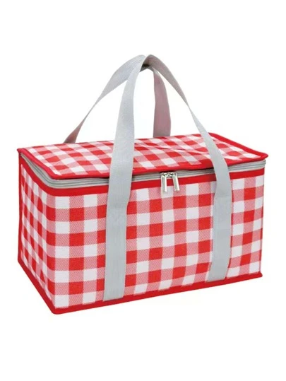 1pc Insulated Portable Outdoor Picnic Basket For Travel