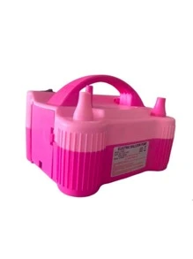 Electric Balloon Inflator Pump Double Valve Party Inflation - Baby Pink - View 2