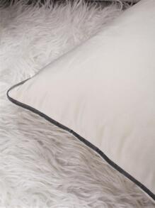 Máy Tính Tương Phản Liên Kết Đệm Mà Không Cần Chất Độn, Hiện Đại Viền Thiết Kế Đệm Trang Trí Dành Cho Giường, Ghế Sofa - trắng - Xem 2