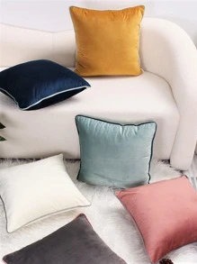 Máy Tính Tương Phản Liên Kết Đệm Mà Không Cần Chất Độn, Hiện Đại Viền Thiết Kế Đệm Trang Trí Dành Cho Giường, Ghế Sofa - trắng - Xem 6