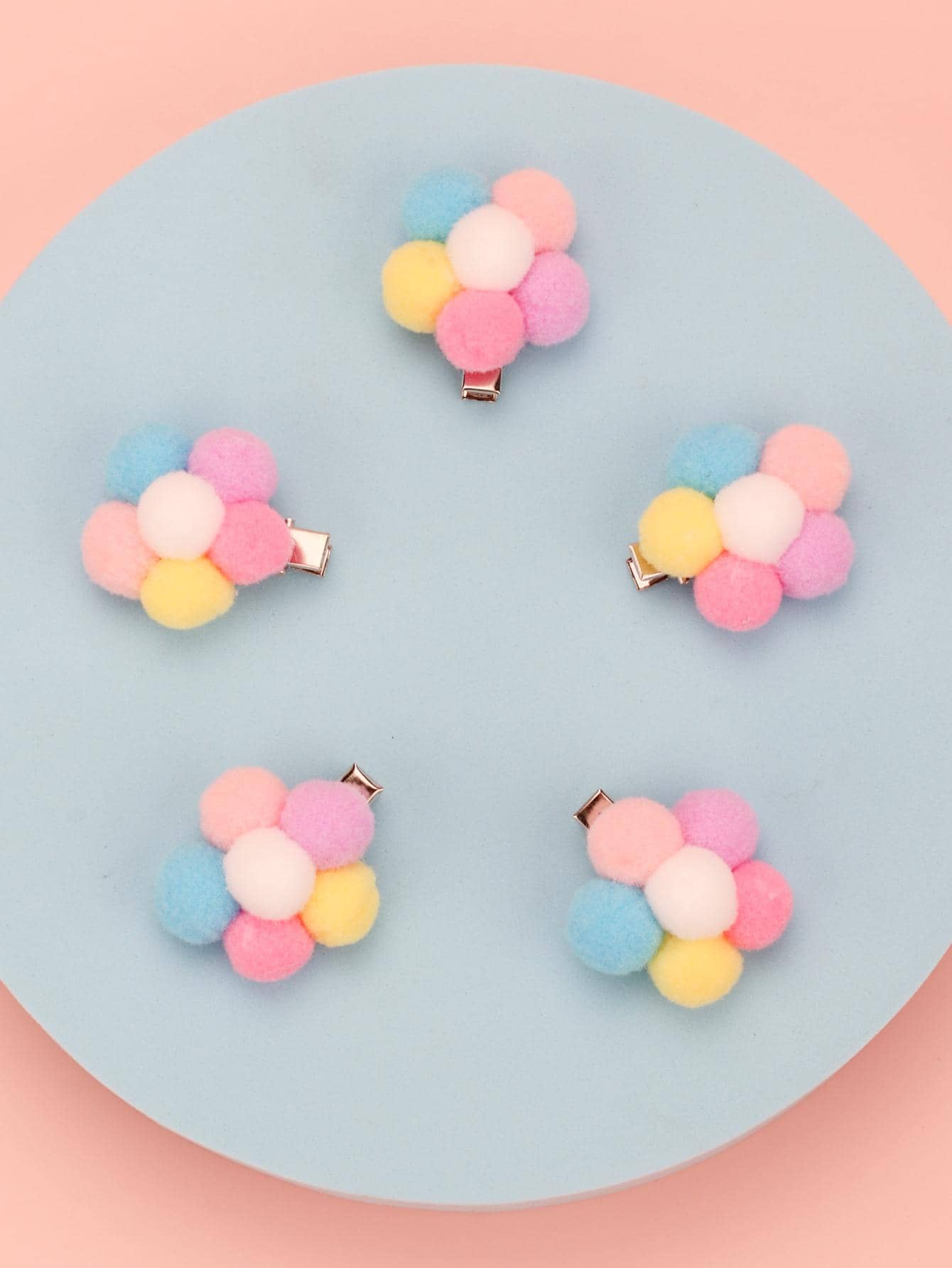 2 cái Trang trí hoa Kẹp tóc thú cưng cho chó và mèo để trang trí tóc - Nhiều màu - Xem 1