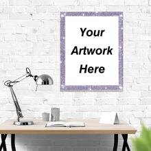 1入組玻璃DIY水鑽，現代紫色自粘服裝裝飾DIY輔料 - 紫色 - 查看 6