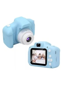 Kids Digital Camera Toy Camera HD 1080P Video Camera Kids Camcorders With 2 Inch IPS Screen, Support 32GB TF Card - Blue - View 2