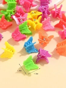 50 cái phụ nữ thiết kế bướm ngẫu nhiên vuốt tóc dễ thương để trang trí tóc - Nhiều màu - Xem 3