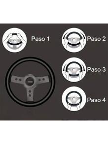 Funda protectora antideslizante de dos colores para volante de automóvil Vmingo, accesorios para automóvil - Rojo - Ver 5