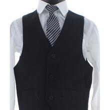 Traje de Vestir para Niño color Negro 3 Piezas 2376 Tallas 2 a 16 Años - Negro - Ver 6