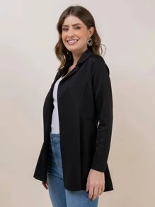 Women Winter Coats - Black - View 2