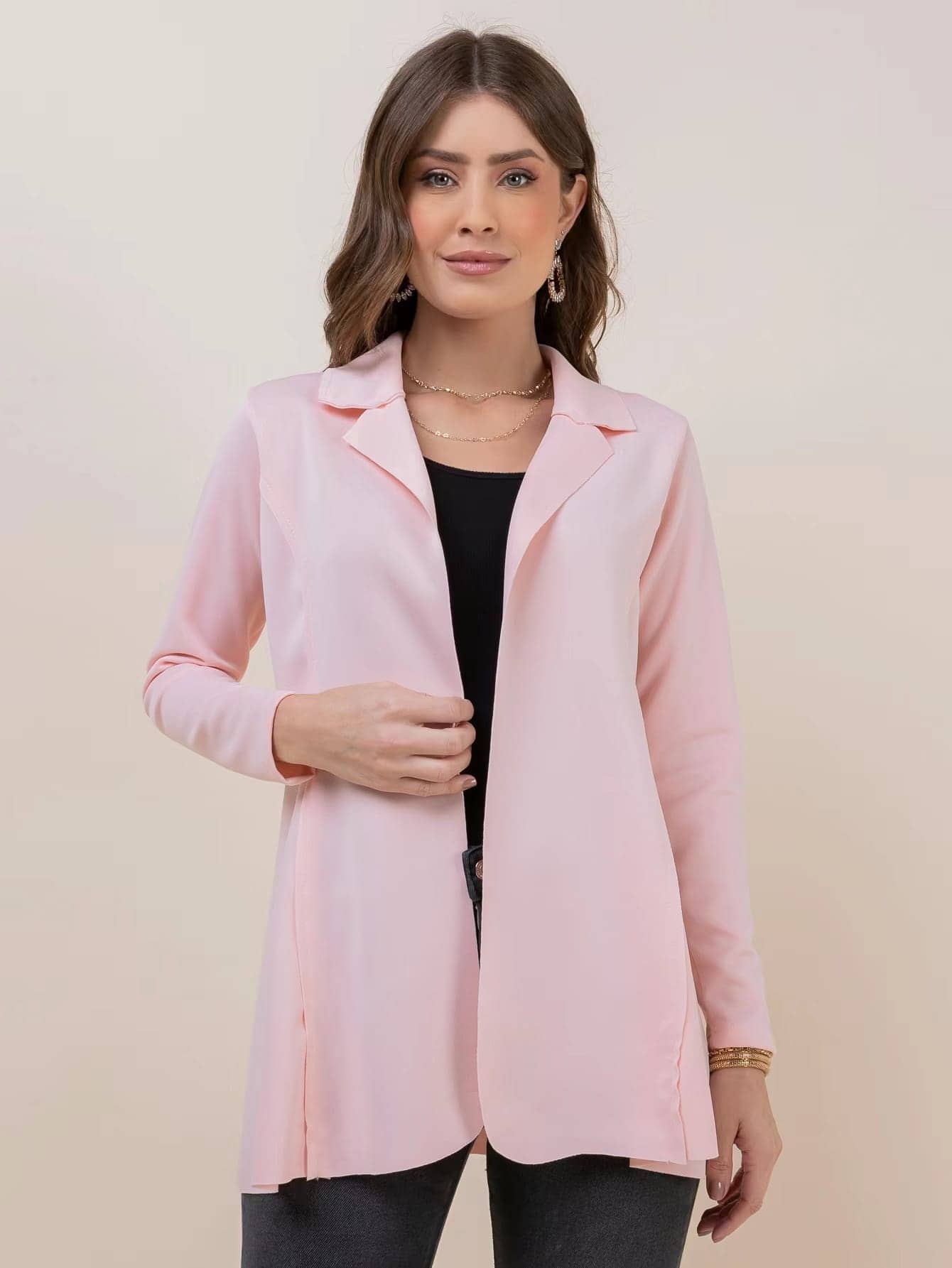 Women Winter Coats - Màu Hồng baby - Xem 1