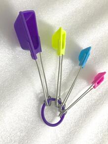 4 Pièces/set Ensemble D'outils De Mesure De Cuillère Pour La Cuisson - Multicolore - Voir 8