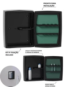 Bathroom Accessories Sets - Black - View 2