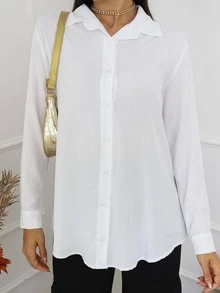 Women Blouses - trắng - Xem 3