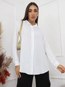 Women Blouses - trắng - Xem 4