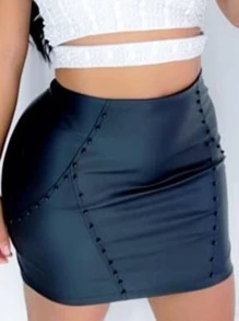 Women Skirts - màu đen - Xem 2