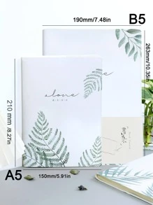 1 cái Máy tính xách tay in hình lá ngẫu nhiên - Nhiều màu - Xem 7