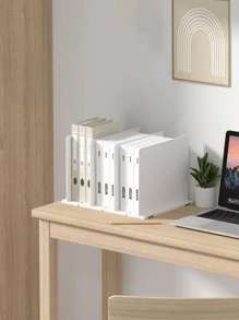 1pc Plain Color Wardrobe Partition Rack, Modern Multi-Purpose Adjustable Shelf Divider For Home Decorations Decor Festival Decor Room Decor Home Decor Bed Room Decor Dress Pants Shoes Jeans Boots Skirt Bedroom, Organizer, Home Storage, White T Shirt Women, Black Pants Women, Ladies Winter Clothes, Dress, - White - View 2