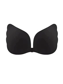 Bra Brasier Strapless Push Ups Invisible - Negro - Ver 2