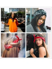 Paliacate económico varios colores Pañuelo Paliacate - Verde Lima - Ver 2