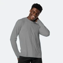 Slim Fitness SLM Men T-Shirts & Tanks - 灰色 - 查看 1