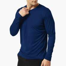 Slim Fitness SLM Men T-Shirts & Tanks - Azul Marino - Ver 1