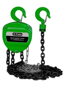 Manual Hoist 1 Ton 1000 Kg With 8 Meter Chain - màu đen - Xem 3