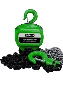 Manual Hoist 1 Ton 1000 Kg With 8 Meter Chain - màu đen - Xem 5