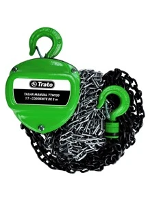 Manual Hoist 1 Ton 1000 Kg With 8 Meter Chain - màu đen - Xem 6