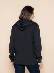 Women Sweatshirts - 黑色 - 查看 2