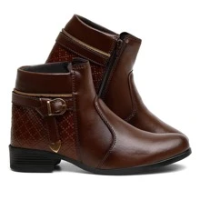 Women Fashion Boots - Rỉ Nâu - Xem 5