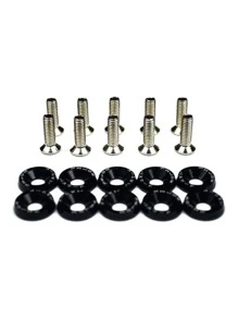 Tornilleria Motor JDM  Washers Password Tuning Headers Deportivo Vmingo Mexico - Negro - Ver 1