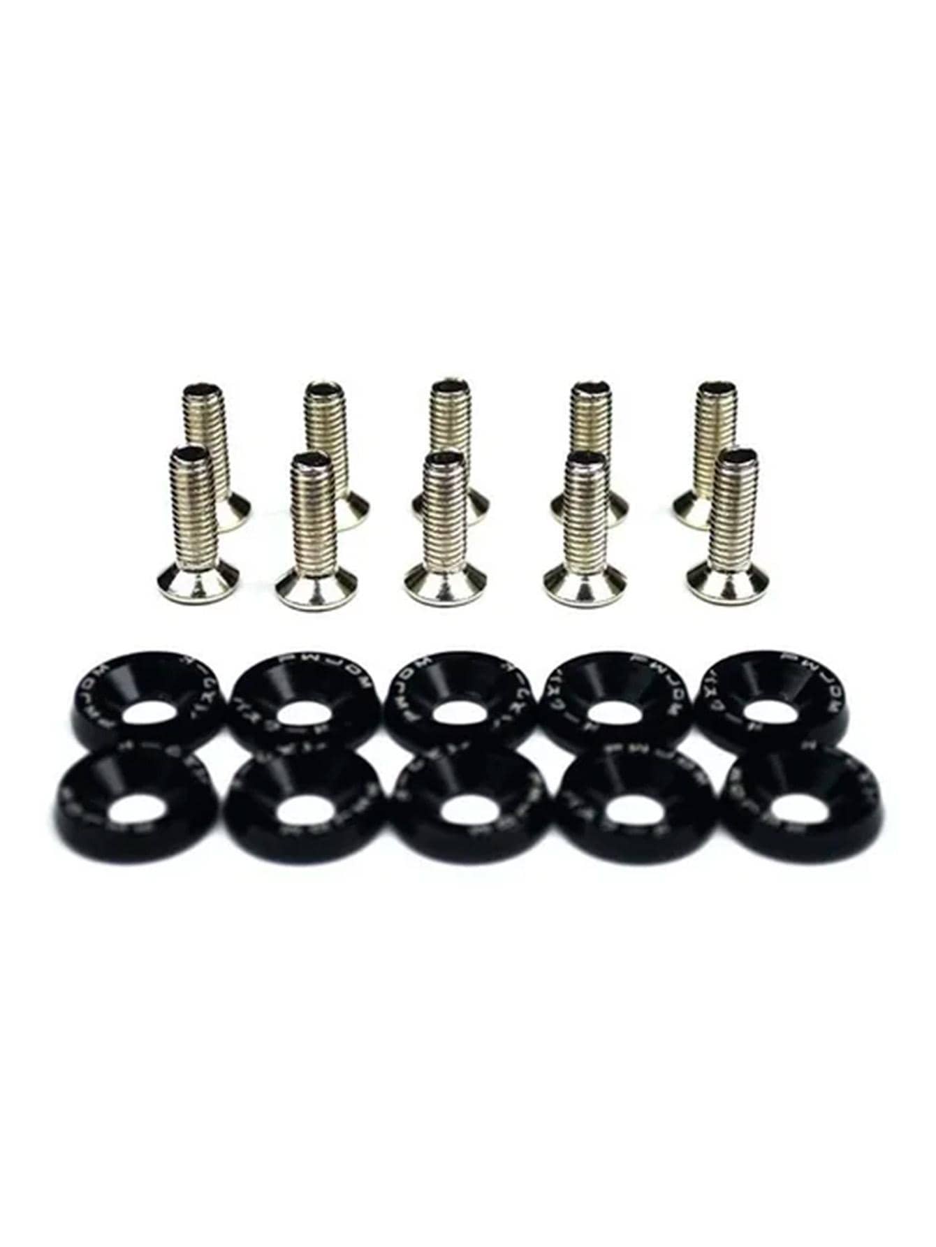 Tornilleria Motor JDM Washers Password Tuning Headers Deportivo Vmingo Mexico - Negro - Ver 1