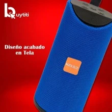 BUYTITI Portable Bluetooth Speaker Cylindrical Shape Color Sent At RANDOM TG-113A - Multicolor - View 2
