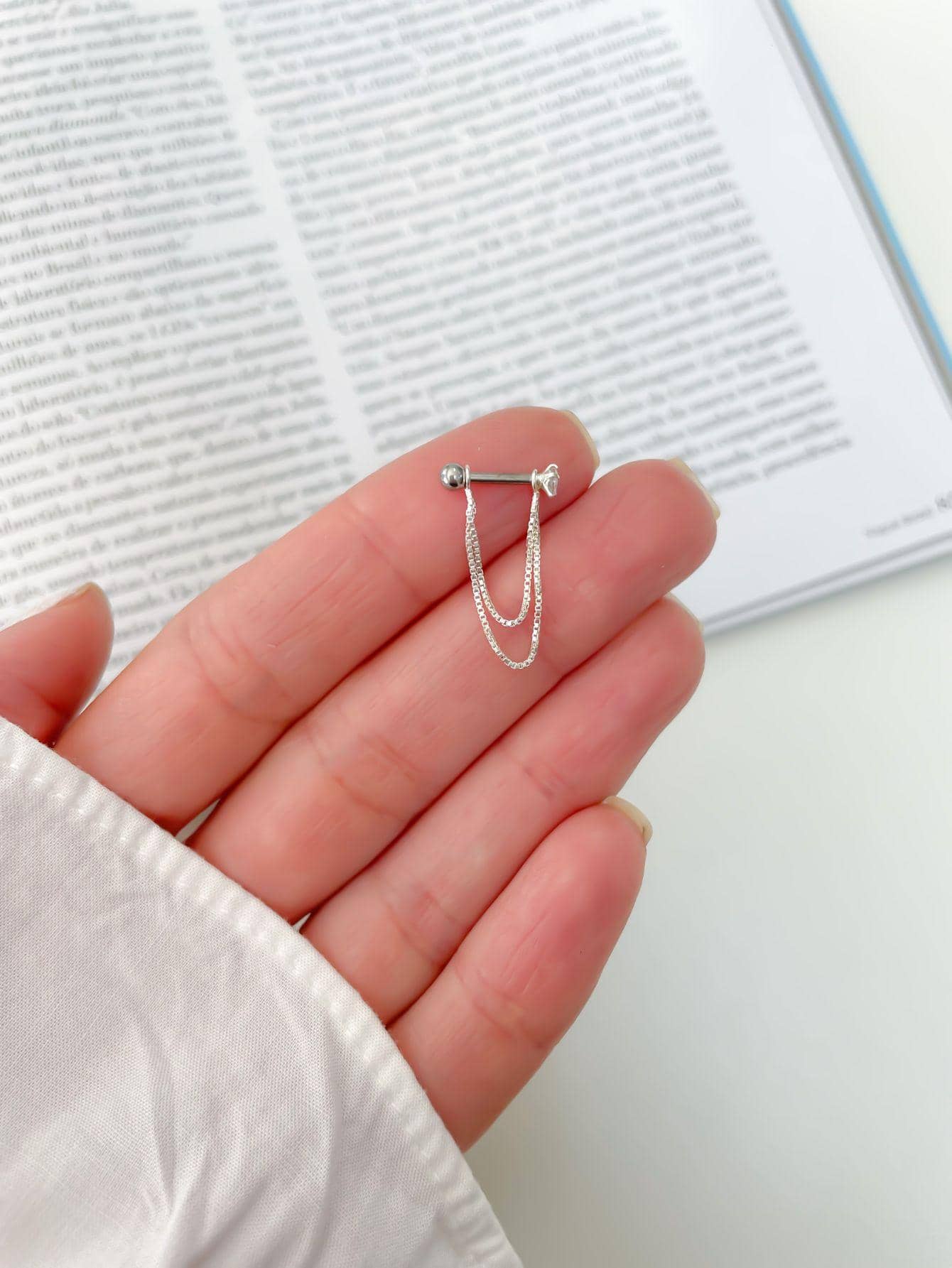 Fine Earrings - Bạc - Xem 1