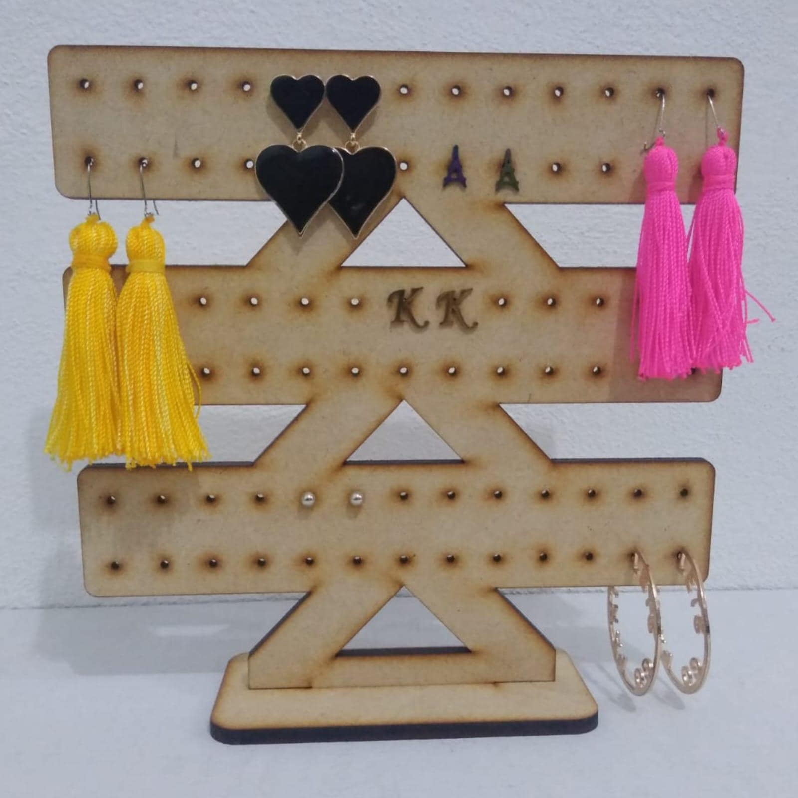 Exhibidores para Aretes Torre - Negro - Ver 1