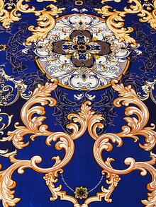 1件装冰丝透气印花床裙，大花卉图案，适用于家庭卧室、学生宿舍，单人/双人尺寸，多种规格可选 - 彩色 - 查看 4