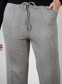 Women Pants - 淺灰色 - 查看 4