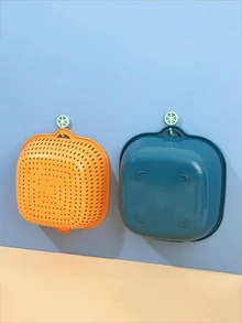 1 set Jofaina PP drenaje simple plato para cocina - Amarillo - Ver 5