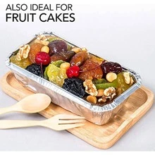 30pcs Aluminum Loaf Pan, Minimalist Solid Color Loaf Pan For Kitchen Baking - Silver - View 2